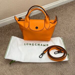 Longchamp Le Pliage Cuir XS Leather Tote